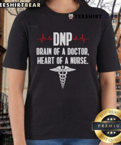 Stylish DNP Doctor of Nursing Practice tee for women, featuring a brain RN nurse design, perfect for healthcare professionals.