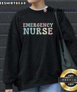 Nice ER Nurse sweatshirt featuring registered nurse design, perfect for emergency room professionals and healthcare workers.