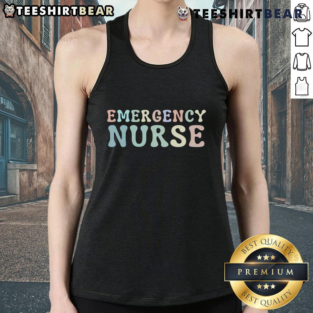 Nice ER Nurse tank top featuring a registered nurse design, perfect for emergency room professionals and nursing enthusiasts.