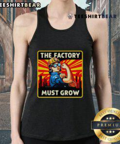 Kids tank top featuring 'Nice Factorio: The Factory Must Grow' design, perfect for young fans of the game.