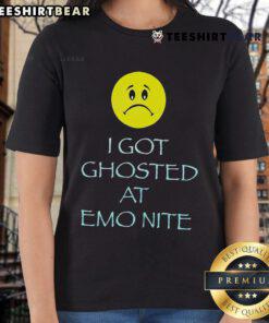 Nice I Got Ghosted at Emonite Ladies Tee featuring a stylish graphic design for trendy womens fashion.
