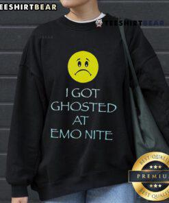 Cozy Nice I Got Ghosted at Emonite Sweatshirt featuring a fun graphic design in casual style.