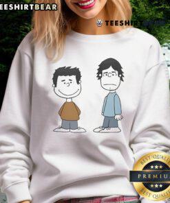 Alt Text: Nice Kenny vs Spenny Peanuts sweatshirt featuring vibrant graphics and a comfortable fit for fans.