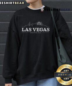 Vintage Nevada sweatshirt featuring the iconic Las Vegas skyline design, perfect for style and nostalgia enthusiasts.