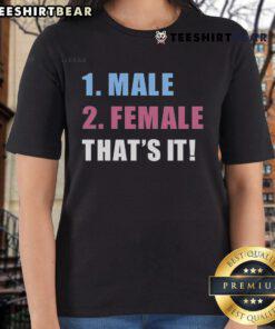 Nice Male Female That's It Ladies Tee in vibrant colors, perfect for casual outings and stylish comfort.