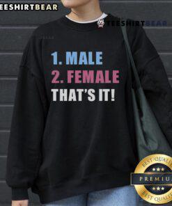 Stylish Nice Male Female That's It sweatshirt featuring a modern design, perfect for casual wear and fashion enthusiasts.