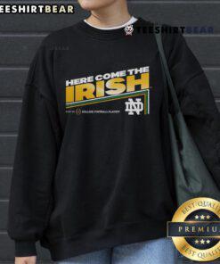 Nice Notre Dame Fighting Irish 2024-2025 College Football Playoff sweatshirt, showcasing team spirit and pride.