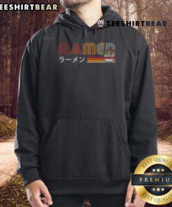 Stylish Nice Retro Ramen Hoodie featuring vibrant ramen graphic, perfect for casual wear and food lovers.