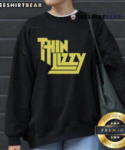 Stylish Nice Thin Lizzy sweatshirt featuring a vintage design, perfect for fans of classic rock and casual wear.