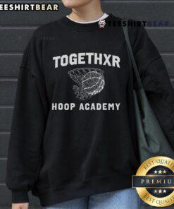 Nice Togethxr Hoop Academy sweatshirt in vibrant colors, perfect for basketball enthusiasts and stylish sportswear lovers.