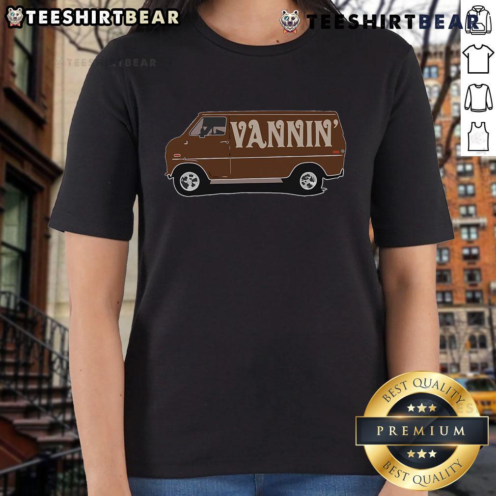 Stylish ladies' tee featuring 'Vanner Nation' design, perfect for fans of van culture and vanning lifestyle.