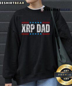Nice XRP Dad Crypto Merchandise Sweatshirt featuring a stylish design perfect for cryptocurrency enthusiasts.