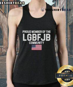 Official American flag tank top for proud members of the LGBTQ+ community, showcasing vibrant colors and inclusive design.