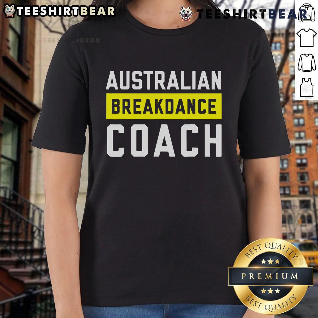Official Australian Breakdancing Costume for Coaches & Dancers featuring a matching ladies tee for stylish performances.