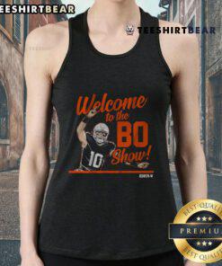 Official Bo Nix Welcome to the Bo Show tank top featuring vibrant graphics and a comfortable fit for fans.