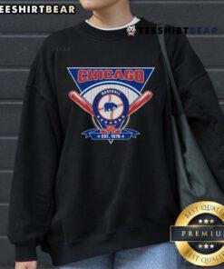 Official Chicago Baseball Est. 1876 Sweatshirt featuring vintage design and team colors, perfect for fans and collectors.