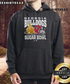 Alt Text: Official College Football Playoff 2025 Georgia Allstate Sugar Bowl hoodie featuring team logo and vibrant colors.