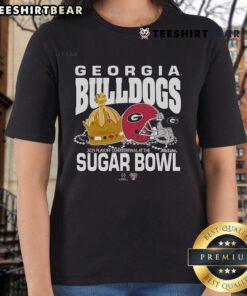 Georgia Allstate Sugar Bowl Ladies Tee for the 2025 College Football Playoff, showcasing team spirit and style.