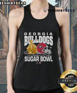 2025 Georgia Allstate Sugar Bowl tank top featuring college football playoff design, perfect for fans and game days.