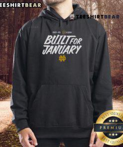 Notre Dame hoodie for the 2025 College Football Playoff, designed for January, featuring official team colors and logo.