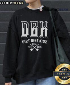 Official Dirt Bike Kidz Shovel Soldier Sweatshirt featuring a cool design for young motocross enthusiasts.