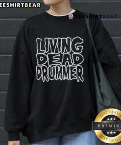 Official Living Dead Drummer 2024 Sweatshirt featuring unique graphic design and comfortable fit for fans.