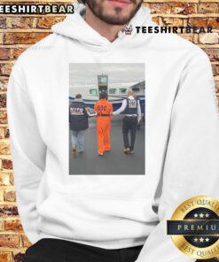 Official Luigi Mangione hoodie featuring 'Transferred To Nova York For Five Years' design, perfect for fans and collectors.
