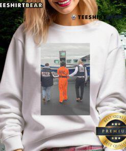 Official Luigi Mangione sweatshirt celebrating his five-year transfer to Nova York, featuring vibrant design and logo.
