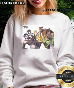 Alt Text: Official Monster We Make Sweatshirt featuring bold graphics and a comfortable fit, perfect for fans and casual wear.