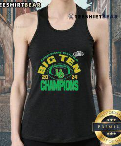 Official Oregon Ducks Blue 84 Youth 2024 Big Ten Football Conference Champions Tank Top for young fans.