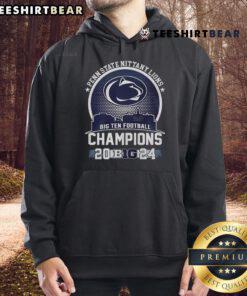 Official Penn State Nittany Lions Big 10 Champions 2024 hoodie showcasing vibrant team colors and logo.