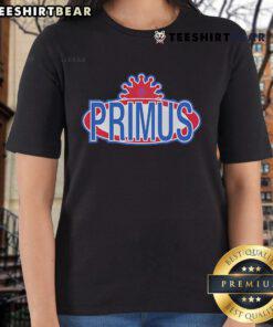 Alt Text: Official Primus Classic Logo Vintage Ladies Tee featuring a retro design in soft fabric for stylish comfort.