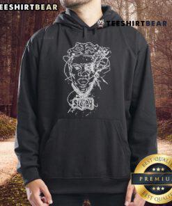 Official Sleazyworld Go portrait hoodie featuring vibrant graphics and a stylish design for fans of urban streetwear.