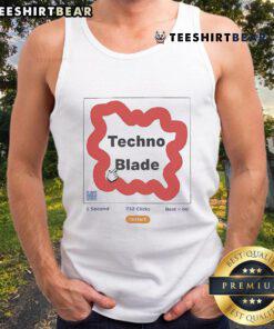 Official Technoblade Autoclicker tank top featuring vibrant graphics and a comfortable fit for fans of the Minecraft legend.