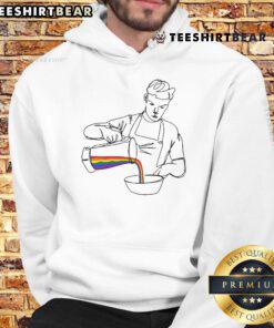 Will Poulter wearing the Official Choose Love Bear Charity Hoodie, promoting awareness and support for refugees.