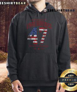 Officially Unburdened By What Has Been Trump Victory Hoodie featuring bold text and a stylish design for political supporters.