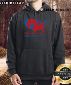 Premium 2024 Electoral Map hoodie featuring Merry Christmas Trump Landslide design for holiday celebrations.