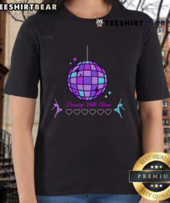 Premium Dancing With Chaos Ladies Tee featuring vibrant design and comfortable fit for stylish women.