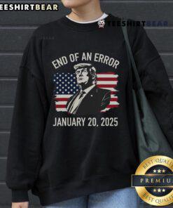 Premium President Donald Trump Inauguration Day 2025 Sweatshirt featuring bold graphics and vibrant colors, perfect for fans.