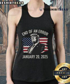 Premium President Donald Trump Inauguration Day 2025 tank top featuring patriotic design and bold graphics for supporters.