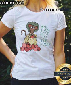 Pretty Muppet Christmas Carol Rizzo Ladies Tee featuring a festive design perfect for holiday celebrations.