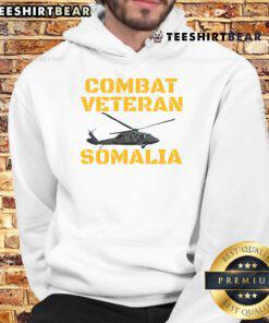 Top Combat Veteran Mogadishu Somalia Operation Restore Hope Hoodie showcasing military pride and remembrance.
