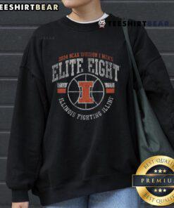 Top Illinois MBB 2024 Elite Eight sweatshirt featuring team colors and logo, perfect for fans celebrating the season.