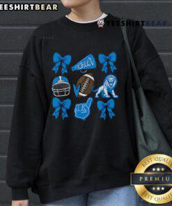 Coquette Lions Bow Sweatshirt for game day, featuring a stylish design perfect for Top Lions football fans.
