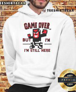 Retro vintage 'Game Over' hoodie for indie gamers, featuring 80s style graphics, perfect for nostalgic gaming fans.