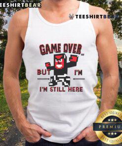 Retro vintage 'Game Over' tank top for indie gamers, featuring an 80s design perfect for nostalgic gaming enthusiasts.