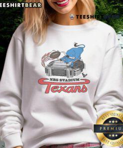 Stylish Houston Texans sweatshirt featuring team colors and logo, perfect for game day at NRG Stadium.