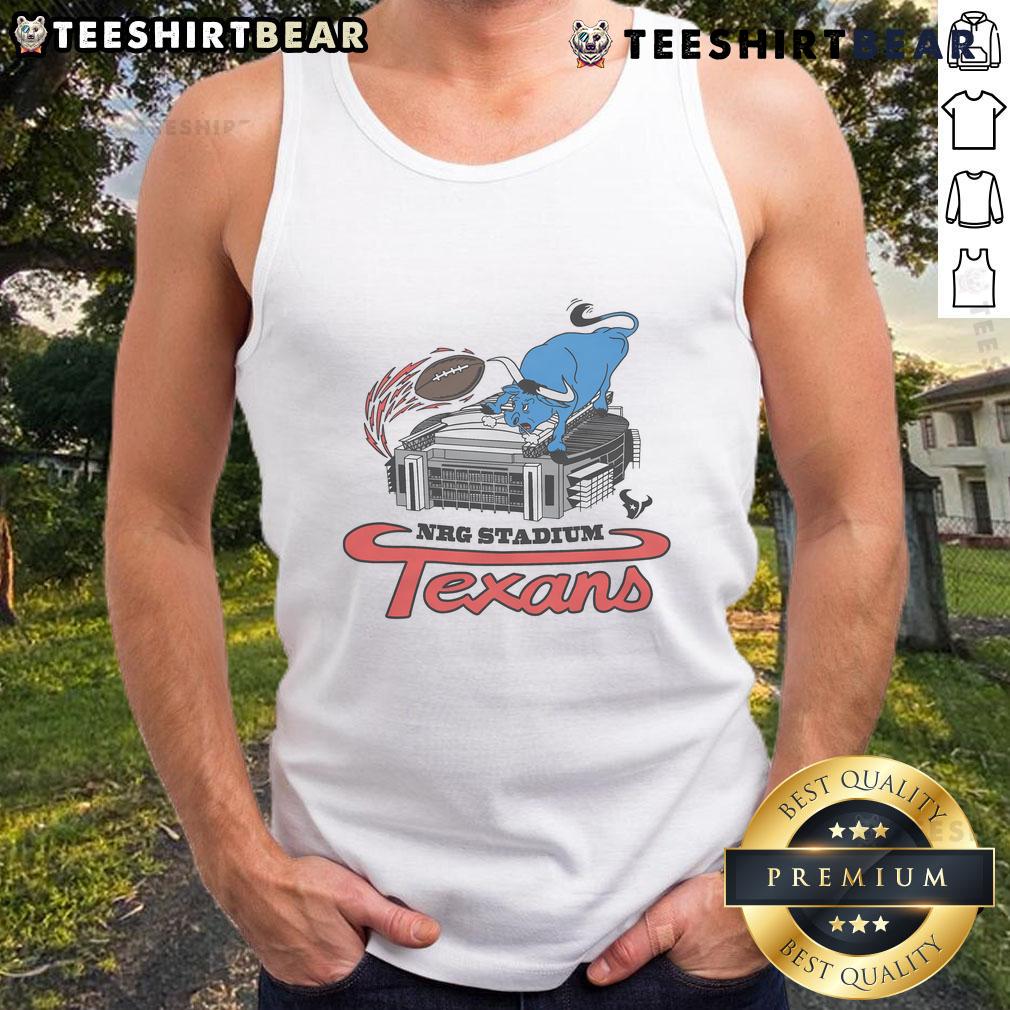 Awesome Houston Texans NRG Stadium tank top featuring team colors and logo, perfect for game day or casual wear.