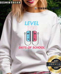 Alt Text: Awesome Switch Gamer 100 Days of School Unlocked Sweatshirt featuring vibrant graphics for gaming enthusiasts.