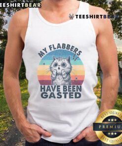 Funny My Flabbers Have Been Gasted distressed retro tank top featuring humorous graphic design for casual wear.
